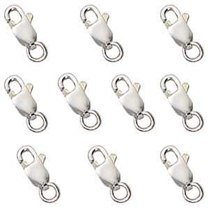  (.925) Straight Lobster Claw Clasps 10mm (10) Arts, Crafts & Sewing