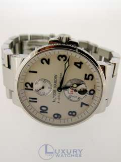 Ulysse Nardin Maxi Marine Chronometer 41 Silver 99% LN  