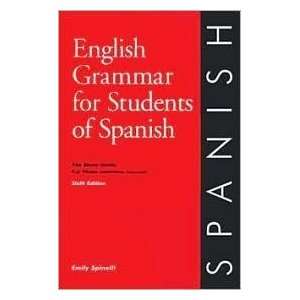   Spanish (text only) 6th (Sixth) edition by E. Spinelli  N/A  Books