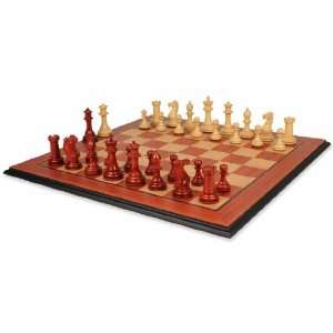  Grande Staunton Chess Set Package in African Padauk 