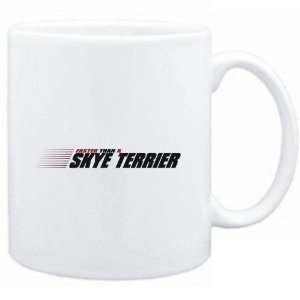    Mug White  FASTER THAN A Skye Terrier  Dogs: Sports & Outdoors
