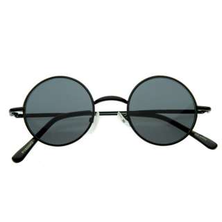   Inspired Small Full Metal Metal Circle Lens Sunglasses 8237 42mm