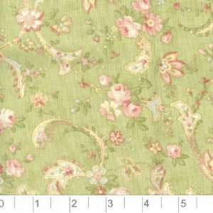   Kiss Floral Willow Green Fabric By The Yard 3_sisters Arts, Crafts