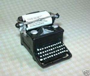 Miniature Heidi Ott Old Fashioned Typewriter DOLLHOUSE  