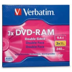   Verbatim Type 4 Double Sided DVD RAM Cartridge VER95003 Electronics