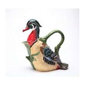   with Red Neck and Chest and Beak Teapot Collectible