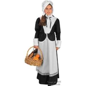  Childs Colonial Girl Costume (Size:Large 12 14): Toys 