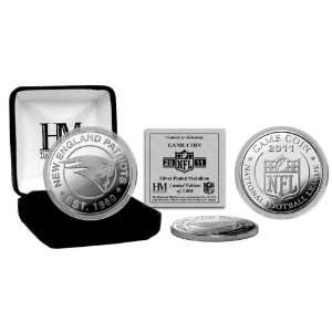 New England Patriots Silver Game Coin: Sports & Outdoors