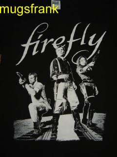 Firefly Serenity Movie Group Shot B+W T Shirt  