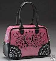 Brand New Pink Glitter Swallow Horseshoe Tattoo Bag  