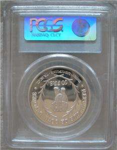 IVORY COAST 10 Francs 1966 Silver Elephant PCGS PR67  