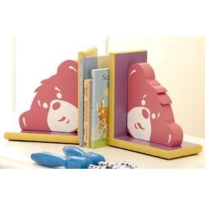   of 8 Childrens Pink Build a Bear Workshop Bookends