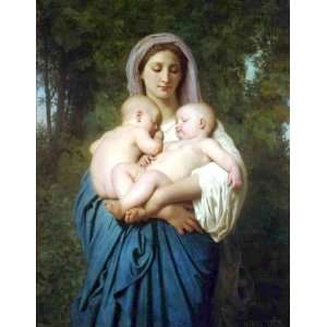   24x36 Inch, painting name Charity 2, By Bouguereau William Adolphe