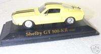 43 1968 Mustang Shelby GT500KR yellow no box  