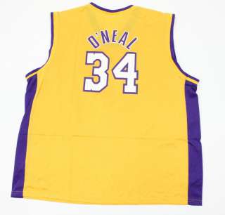 VINTAGE NBA LAKERS SHAQ ONEAL #34 CHAMPION JERSEY SIZE XL 48  