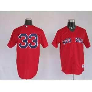  Jason Varitek #33 Boston Red Sox Replica Alternate Red 