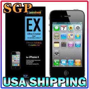 SGP Steinheil EX Ultra Crystal Full Body Film iPhone 4  