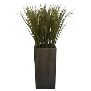  Ashley High End Realistic Silk Grass Floor Plant with Contemporary 