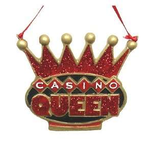  Casino Queen Gambling Crown Christmas Ornament