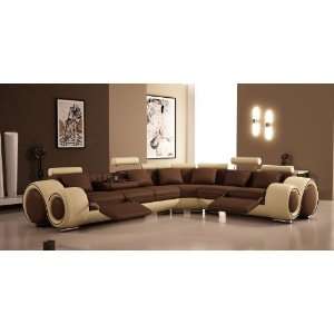  Modern Furniture  VIG  4087   Bonded Leather Sectional 