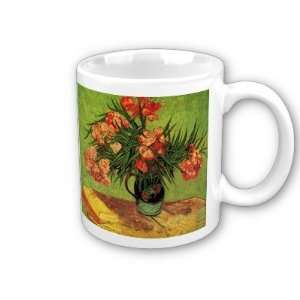   Oleanders and Books by Vincent Van Gogh Coffee Cup 