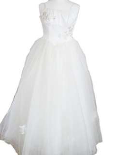  Convertible Ivory Ballgown Wedding Bridal Dress, Sz 4 