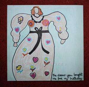 Niki de Saint Phalle THE DRESS YOU BOUGHT ME,70s IOLAS  