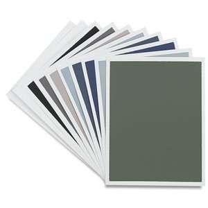   Colourfix Coated Pastel Paper   Cool Tones Pack, 10 Sheets, 9 x 12