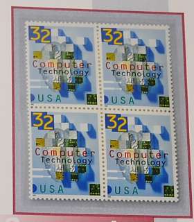 1996 COMPUTER TECHNOLOGY STAMPS  