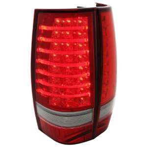 07 08 09 10 Chevy Tahoe / Suburban Redlines LED Tail Lights   Red 