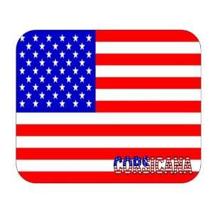  US Flag   Corsicana, Texas (TX) Mouse Pad 