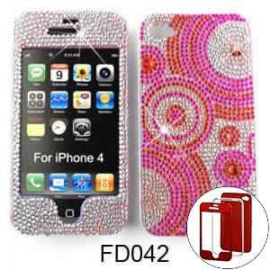  Iphone 4 (4th Generation 4g) Snap on Cover Full Diamond 