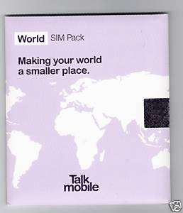 TALK MOBILE UK GSM SIM CARD with free incoming calls £1  