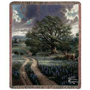   Inc. Thomas Kinkade Country Living Tapestry Throw: Home & Kitchen
