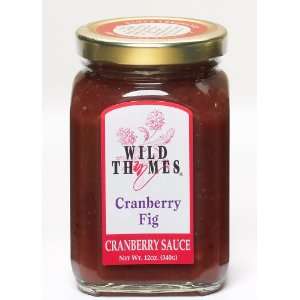 Wild Thymes Cranberry Fig Cranberry Sauce  Grocery 