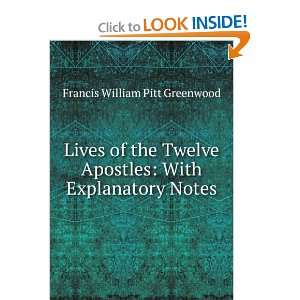   Explanatory Notes Francis William Pitt Greenwood  Books