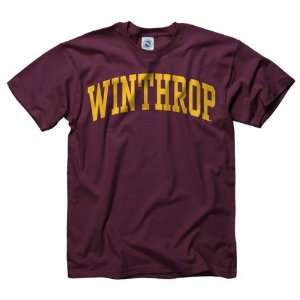 Winthrop Eagles Cardinal Arch T Shirt 