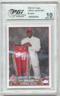 LeBron James 2002 Rookie Review High School Card #6 Adidas  