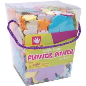  New   Foam Stickers 5 Ounces Flower Power by WMU: Patio 