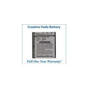  Replacement Battery for Creative Labs Vado Electronics