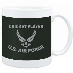 Mug Dark Green  Cricket Player   U.S. AIR FORCE  Sports:  