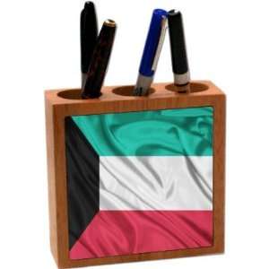  Rikki KnightTM Kuwait Flag 5 Inch Tile Maple Finished 
