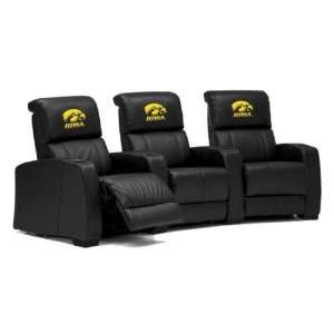   : Iowa Hawkeyes Leather Theater Seating/Chair 1pc: Sports & Outdoors