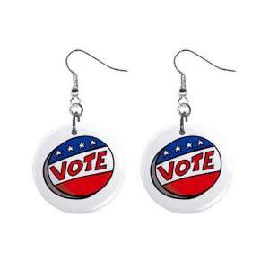  Vote Election Dangle Earrings Jewelry