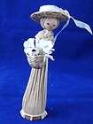 Cracker Barrel Store Woven Straw Country Girl Doll Figurine Bonnet 5 
