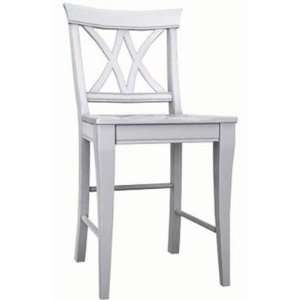  Broyhill Color Cuisine V Back Counter Stool in Sky Blue 
