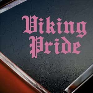  Viking Pride Pink Decal Car Truck Bumper Window Pink 