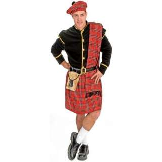    Adult Mens Traditional Scottish Halloween Costume: Clothing