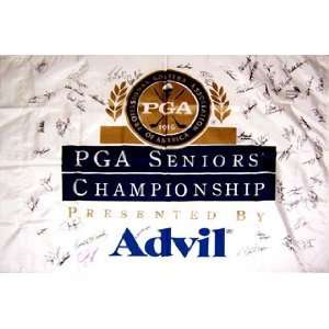  PGA Seniors Championship Autographed 24x36 Flag (James 