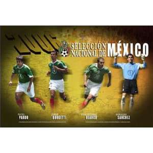  Mexico National Football Team Poster Print, 35x23